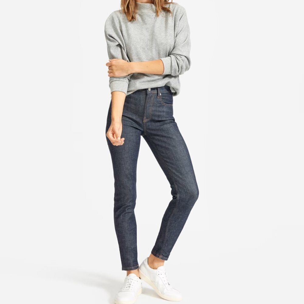 EVERLANE The Way-High Skinny Jean Crop 26 NWT - Picture 1 of 10